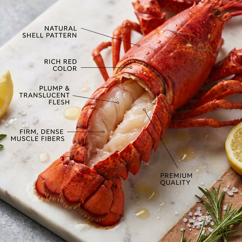 Wild-Caught Boston Lobster (Large) - Freshly Frozen Atlantic Lobster | Succulent Sweet Meat & Superior Quality