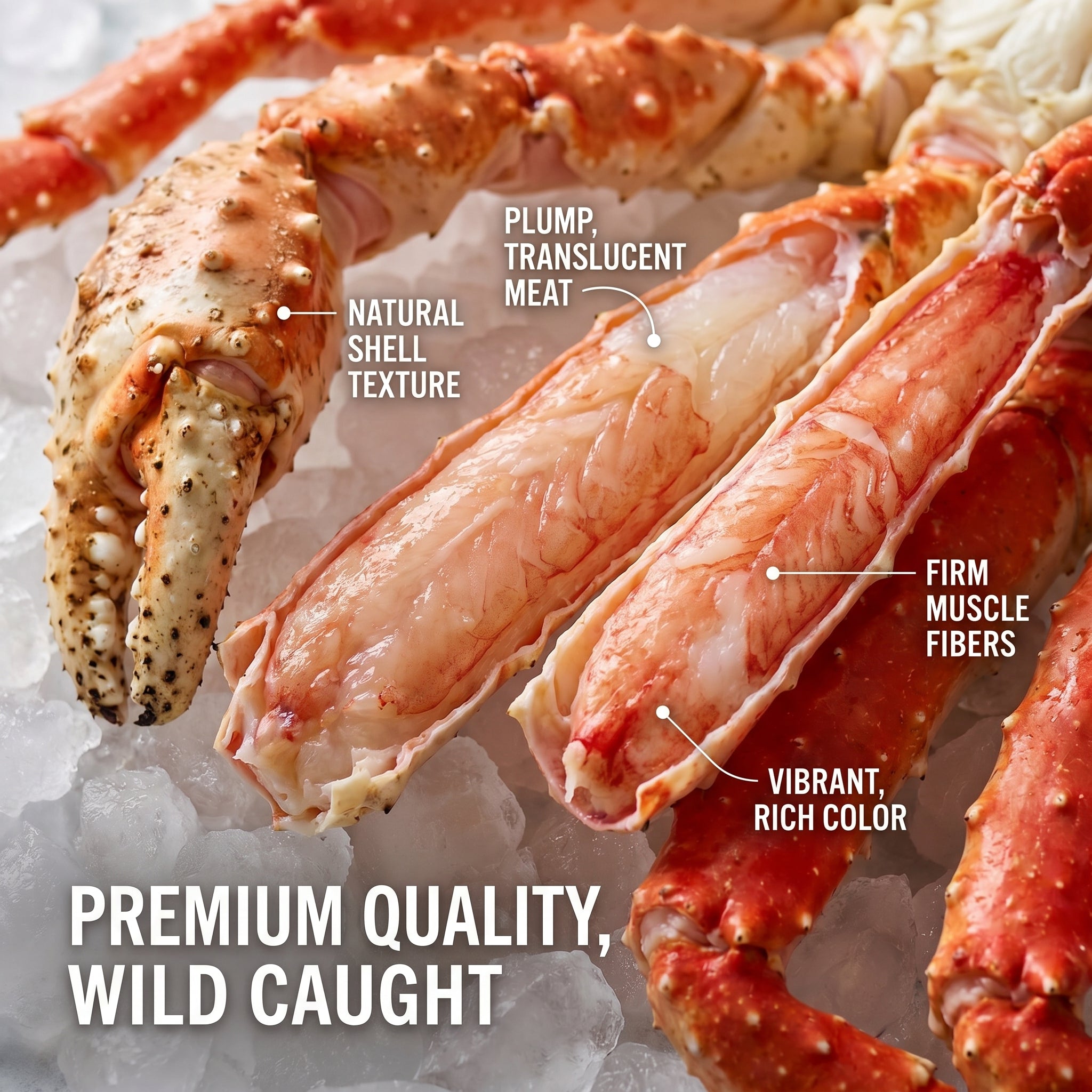 Giant Alaskan Style King Crab Legs - 3lb Premium Gift Box | Wild-Caught & Flash-Frozen for 5-Star Buttery Flavor